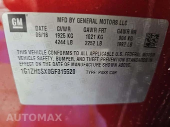 2016 Chevrolet Malibu Premier 2LZ – miniatura 5
