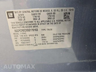 2016 Chevrolet Silverado 1500 LT Crew Cab Short Bed 1LT – miniatura 2
