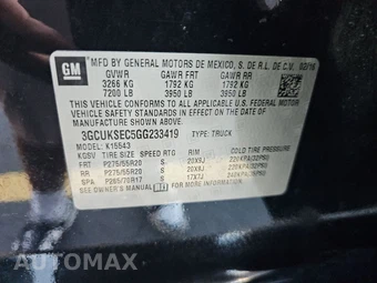 2016 Chevrolet Silverado 1500 LTZ Z71 Crew Cab Short Bed 2LZ - miniatura 14
