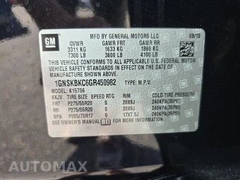 2016 Chevrolet Tahoe LT 1LT - miniatura 15