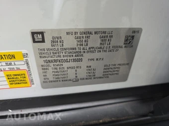 2016 Chevrolet Traverse LS 1LS – miniatura 15