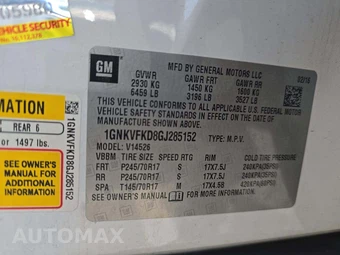 2016 Chevrolet Traverse LS 1LS - miniatura 5