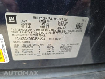 2016 Chevrolet Traverse LT 1LT - miniatura 14