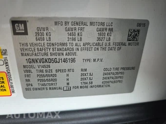 2016 Chevrolet Traverse LT 1LT - miniatura 18
