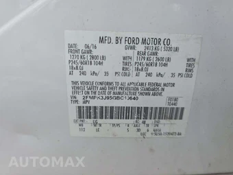 2016 Ford Edge SEL – miniatura 5
