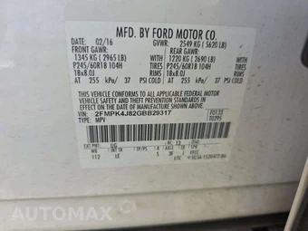 2016 Ford Edge SEL - miniatura 5