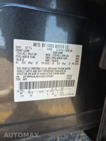 2016 Ford Edge SEL – miniatura 14