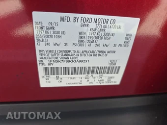 2016 Ford Explorer Limited – miniatura 15