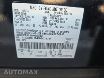 2016 Ford Explorer Platinum – miniatura 14