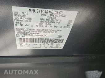 2016 Ford Explorer XLT – miniatura 5