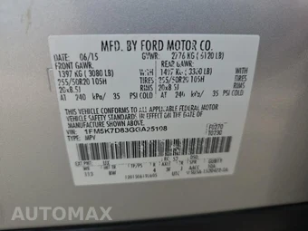 2016 Ford Explorer XLT – miniatura 18