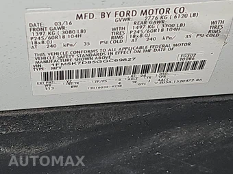 2016 Ford Explorer XLT – miniatura 15