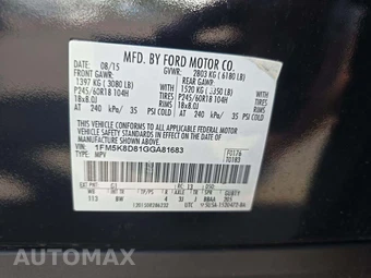 2016 Ford Explorer XLT - miniatura 5