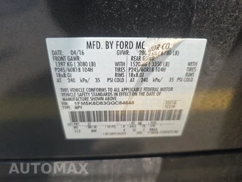2016 Ford Explorer XLT – miniatura 14