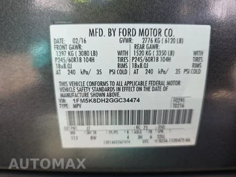 2016 Ford Explorer XLT – miniatura 15
