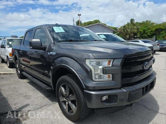 2016 Ford F-150 Lariat Crew Cab Short Bed - miniatura 4