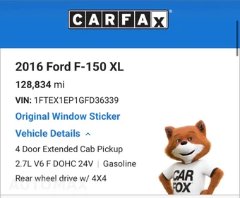 2016 Ford F-150 XL Extended Cab Medium Bed w/Rear Doors - miniatura 3