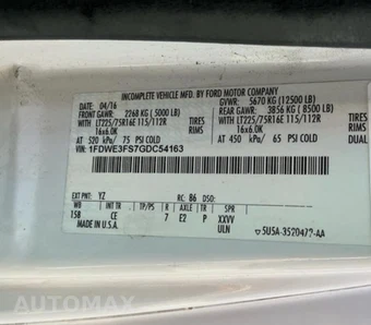 2016 Ford Super Duty E-350 Cutaway DRW - miniatura 9