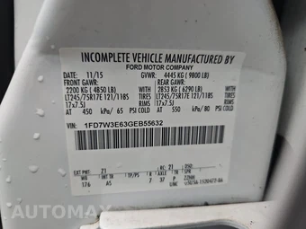 2016 Ford Super Duty F-350 Cab Chassis XL Crew Cab - miniatura 14