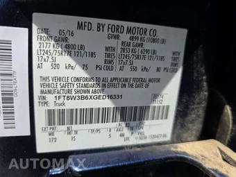 2016 Ford Super Duty F-350 XL Crew Cab Long Bed - miniatura 5