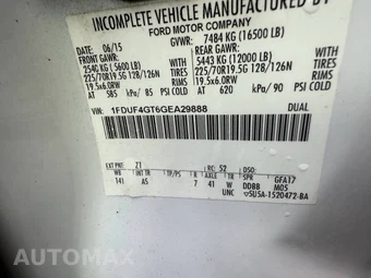 2016 Ford Super Duty F-450 Cab Chassis XL Regular Cab DRW - miniatura 35