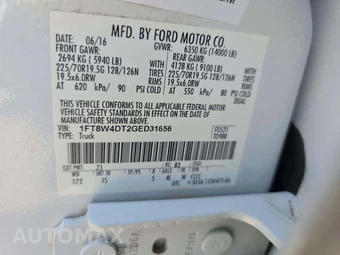 2016 Ford Super Duty F-450 XL Crew Cab Long Bed DRW - miniatura 5