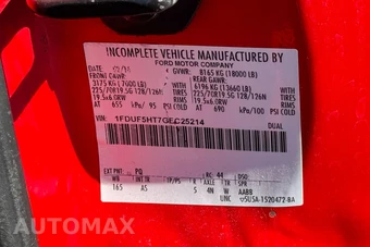 2016 Ford Super Duty F-550 Cab Chassis XL Regular Cab DRW - miniatura 27