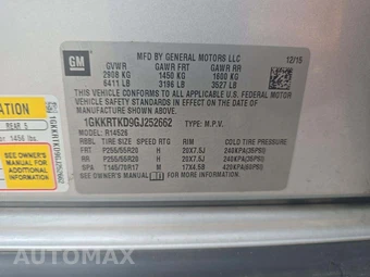 2016 GMC Acadia Denali 5SA – miniatura 2