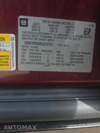 2016 GMC Acadia SLT-1 4SA – miniatura 17