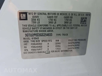 2016 GMC Sierra 1500 Denali Crew Cab Short Bed 5SA - miniatura 5
