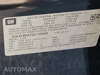 2016 GMC Terrain Denali 5SA – miniatura 14