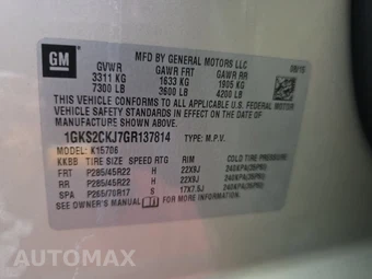 2016 GMC Yukon Denali 5SA – miniatura 15