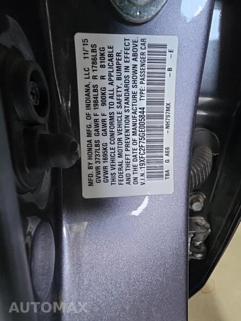 2016 Honda Civic Sedan EX - miniatura 11