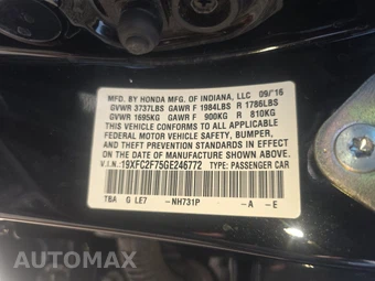 2016 Honda Civic Sedan EX - miniatura 14