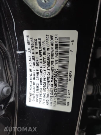 2016 Honda Civic Sedan LX - miniatura 14