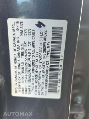 2016 Honda CR-V EX - miniatura 5