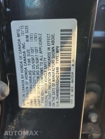 2016 Honda CR-V SE - miniatura 5