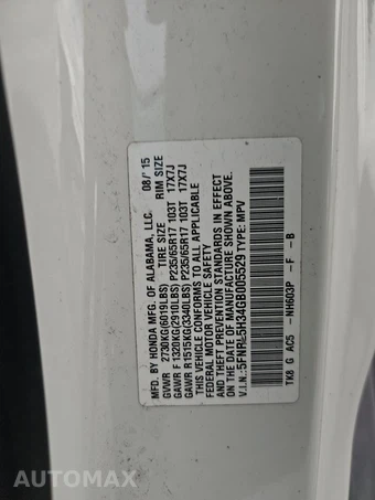 2016 Honda Odyssey SE 118.1" WB - miniatura 15