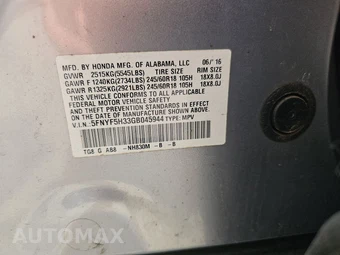 2016 Honda Pilot EX - miniatura 15