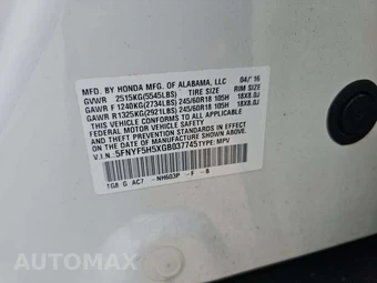 2016 Honda Pilot EX-L - miniatura 5