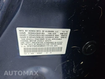 2016 Honda Pilot EX-L – miniatura 15
