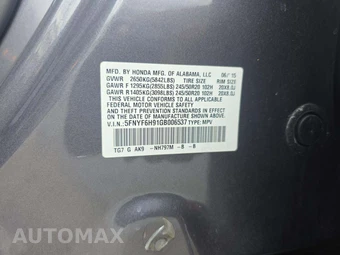 2016 Honda Pilot Touring w/Navigation & RES - miniatura 5