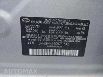 2016 Hyundai Elantra SE Sedan – miniatura 5