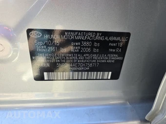 2016 Hyundai Elantra SE Sedan – miniatura 14