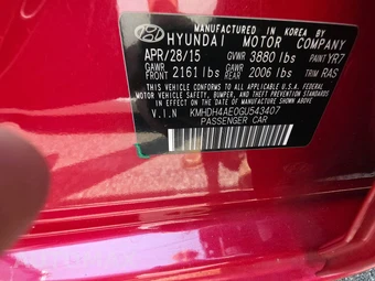 2016 Hyundai Elantra SE Sedan - miniatura 14