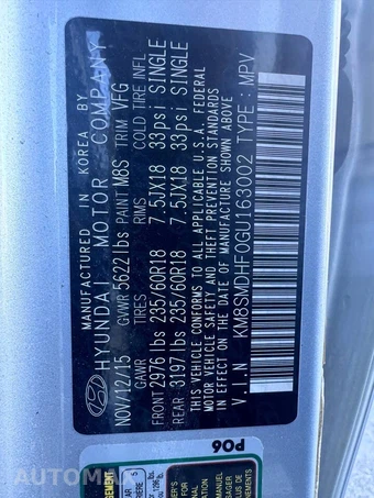 2016 Hyundai Santa Fe SE - miniatura 34