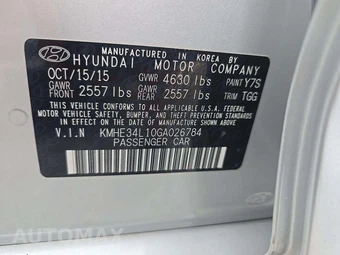 2016 Hyundai Sonata Hybrid Limited – miniatura 5