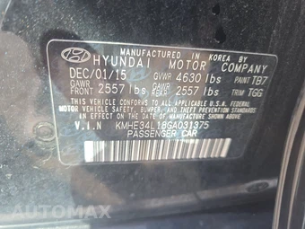 2016 Hyundai Sonata Hybrid Limited – miniatura 14