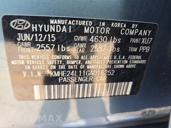 2016 Hyundai Sonata Hybrid SE – miniatura 14
