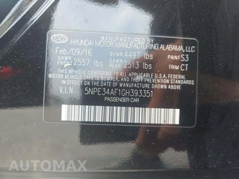 2016 Hyundai Sonata Limited – miniatura 5